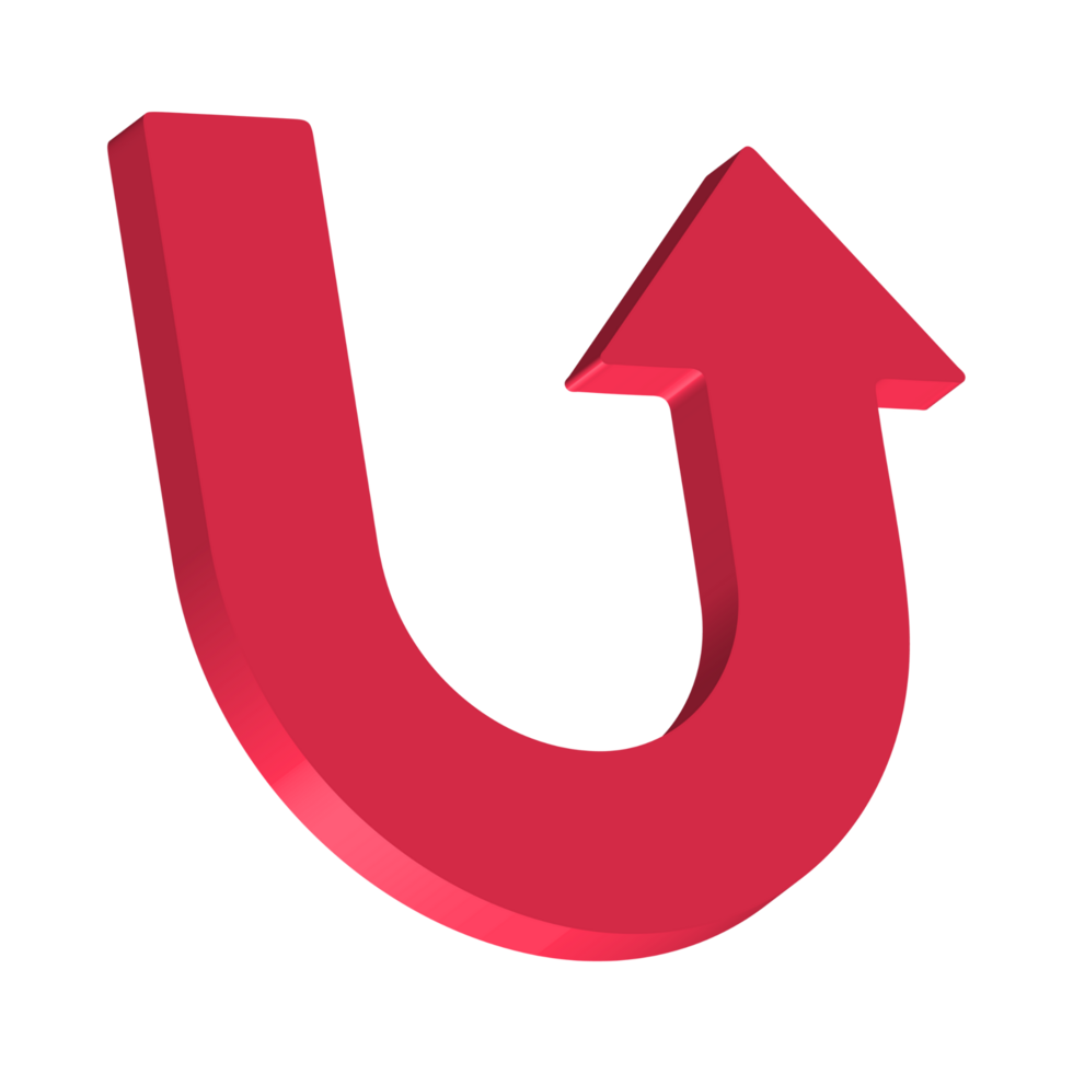Red Arrow. 3d Red Arrow. 3D Red arrow In Different Style and shapes png