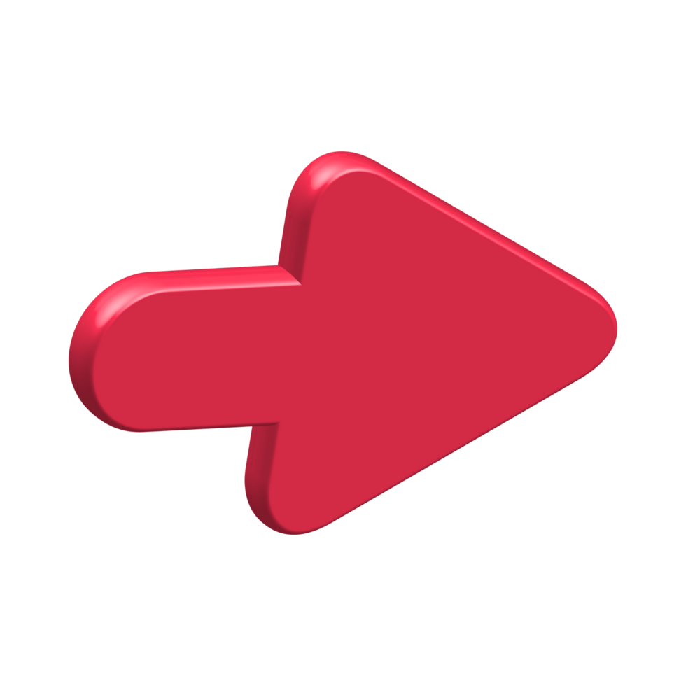 Red Arrow. 3d Red Arrow. 3D Red arrow In Different Style and shapes png