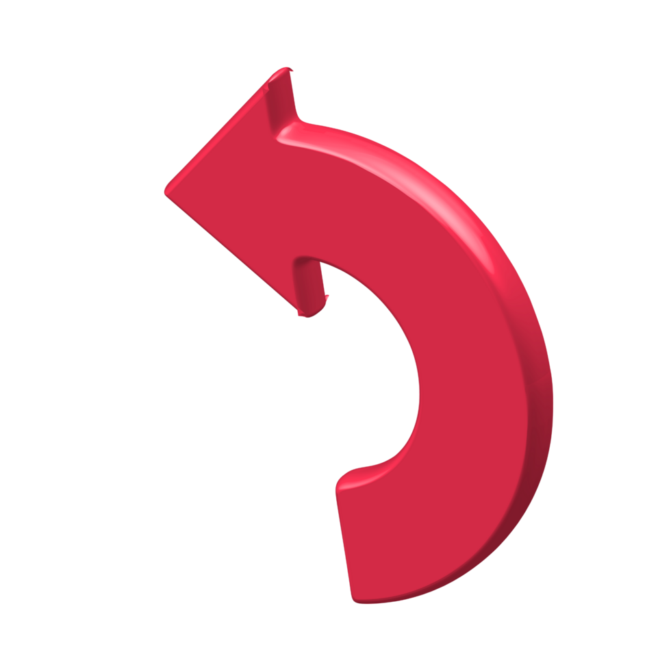 Red Arrow. 3d Red Arrow. 3D Red arrow In Different Style and shapes png