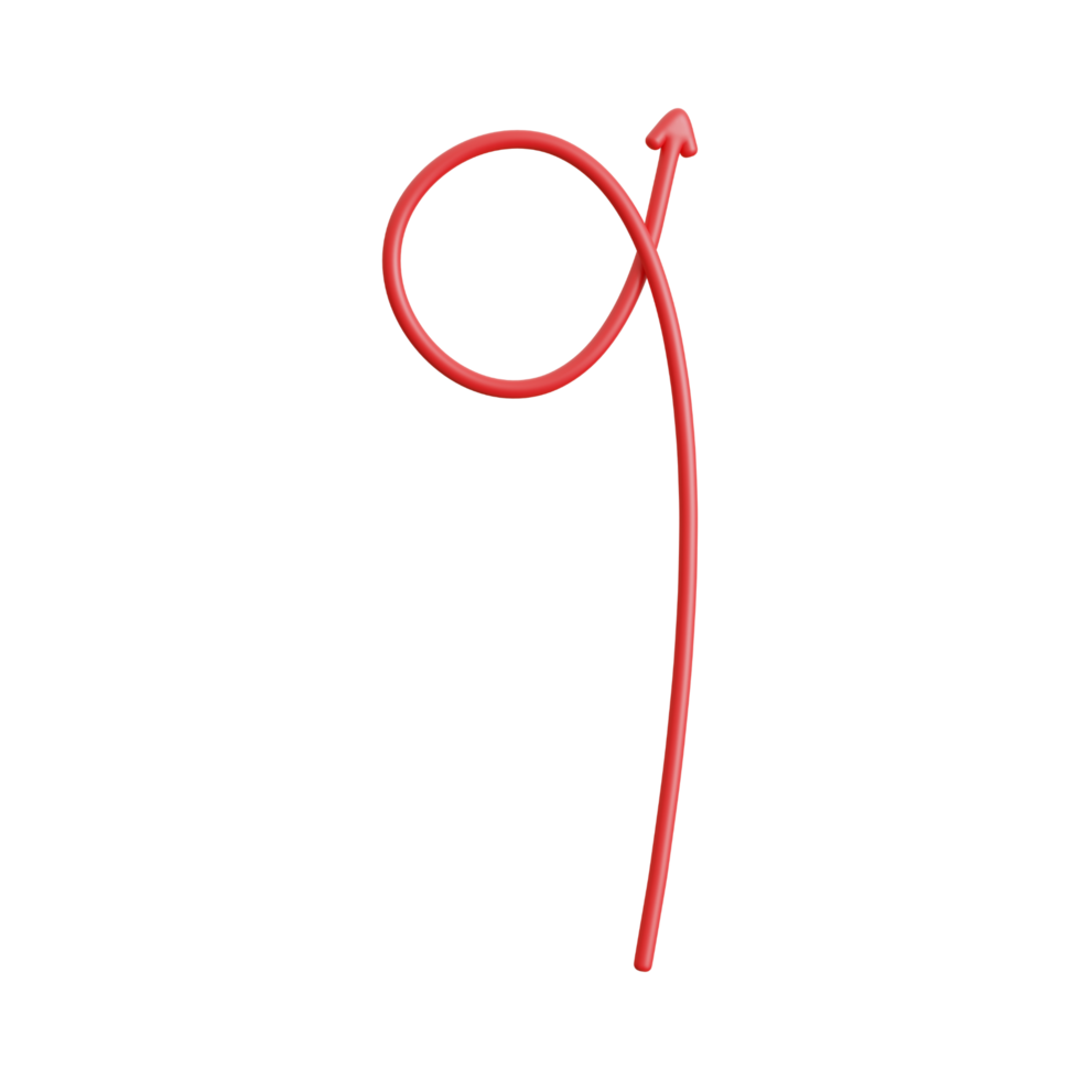 Red Arrow. 3d Red Arrow. 3D Red arrow In Different Style and shapes png