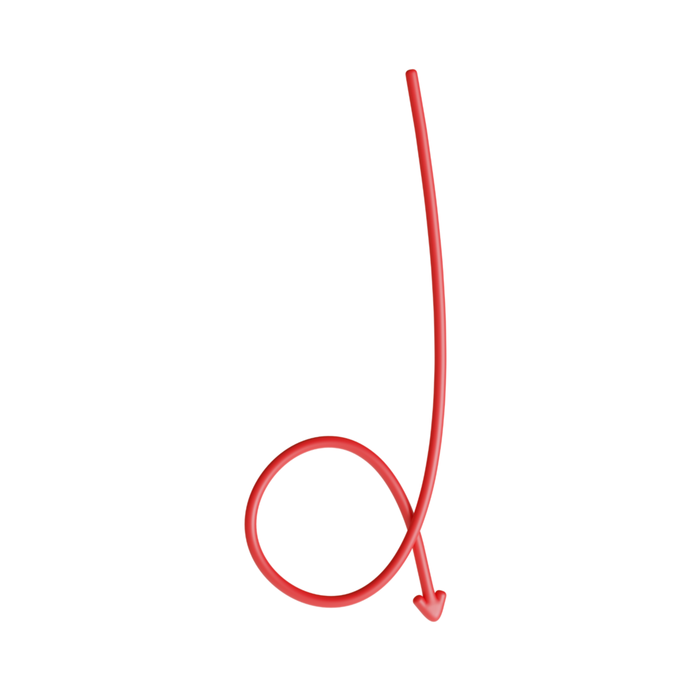 Red Arrow. 3d Red Arrow. 3D Red arrow In Different Style and shapes png