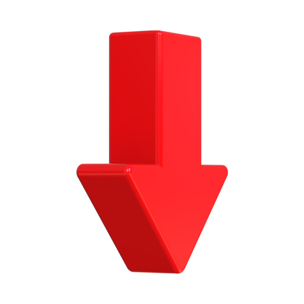 Red Arrow. 3d Red Arrow. 3D Red arrow In Different Style and shapes png