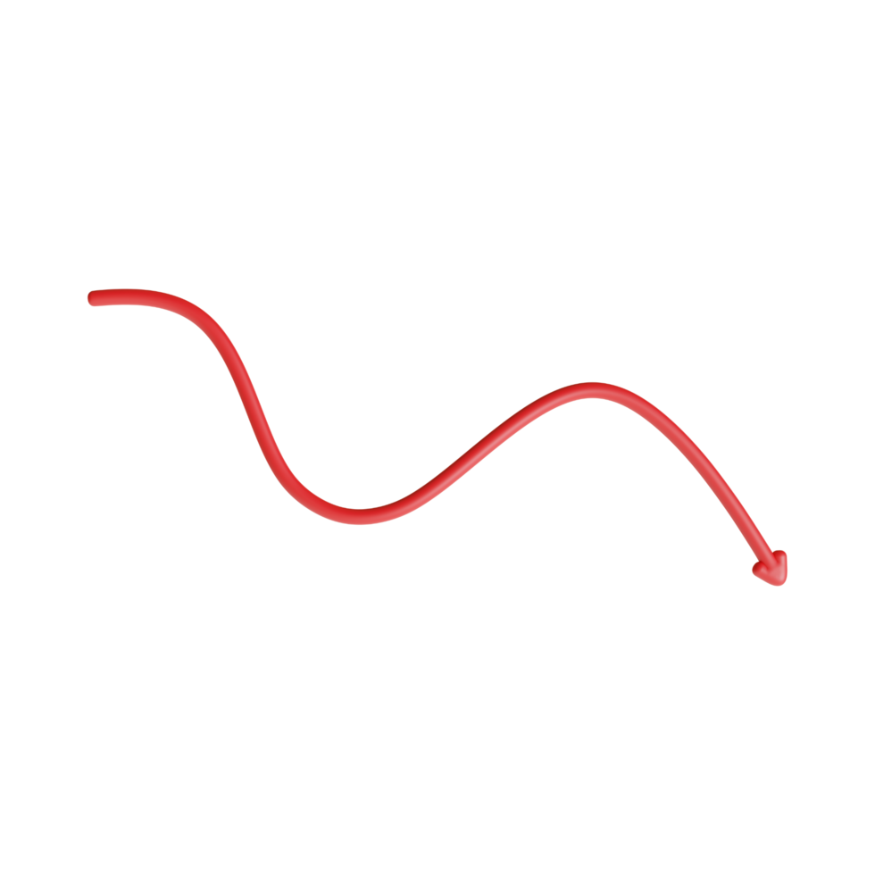 Red Arrow. 3d Red Arrow. 3D Red arrow In Different Style and shapes png