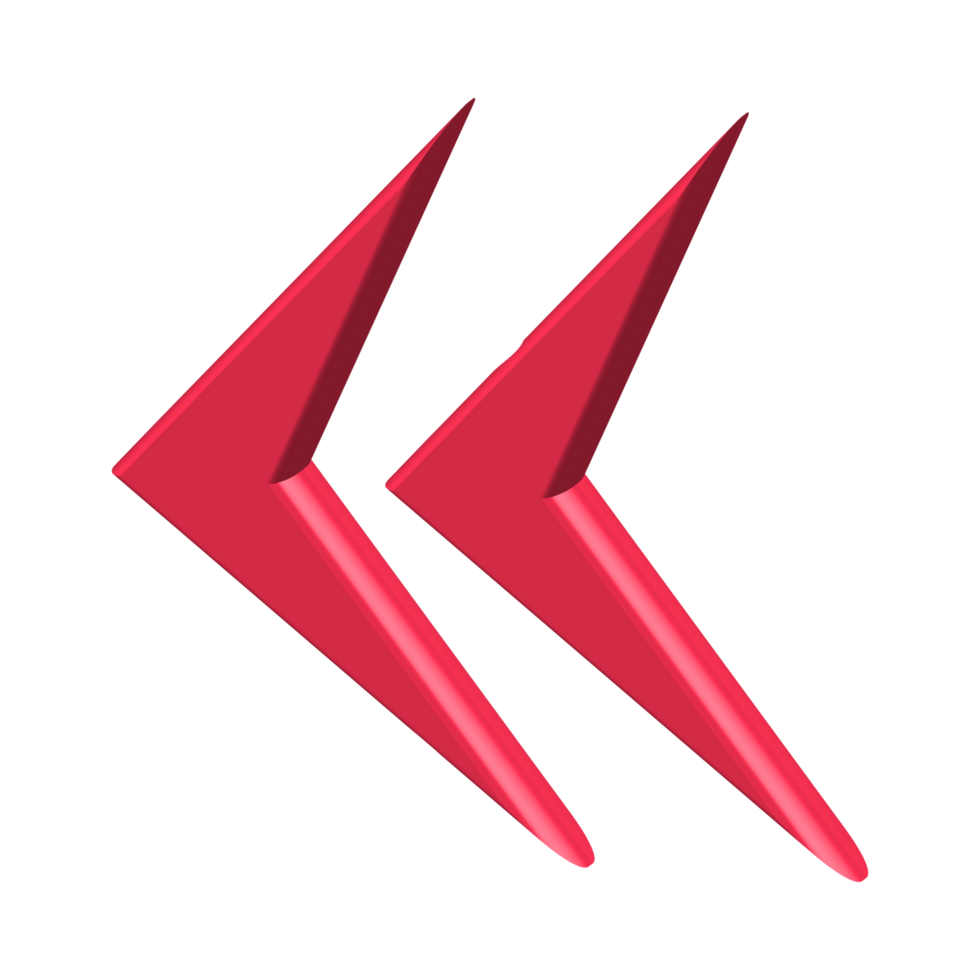 Red Arrow. 3d Red Arrow. 3D Red arrow In Different Style and shapes png