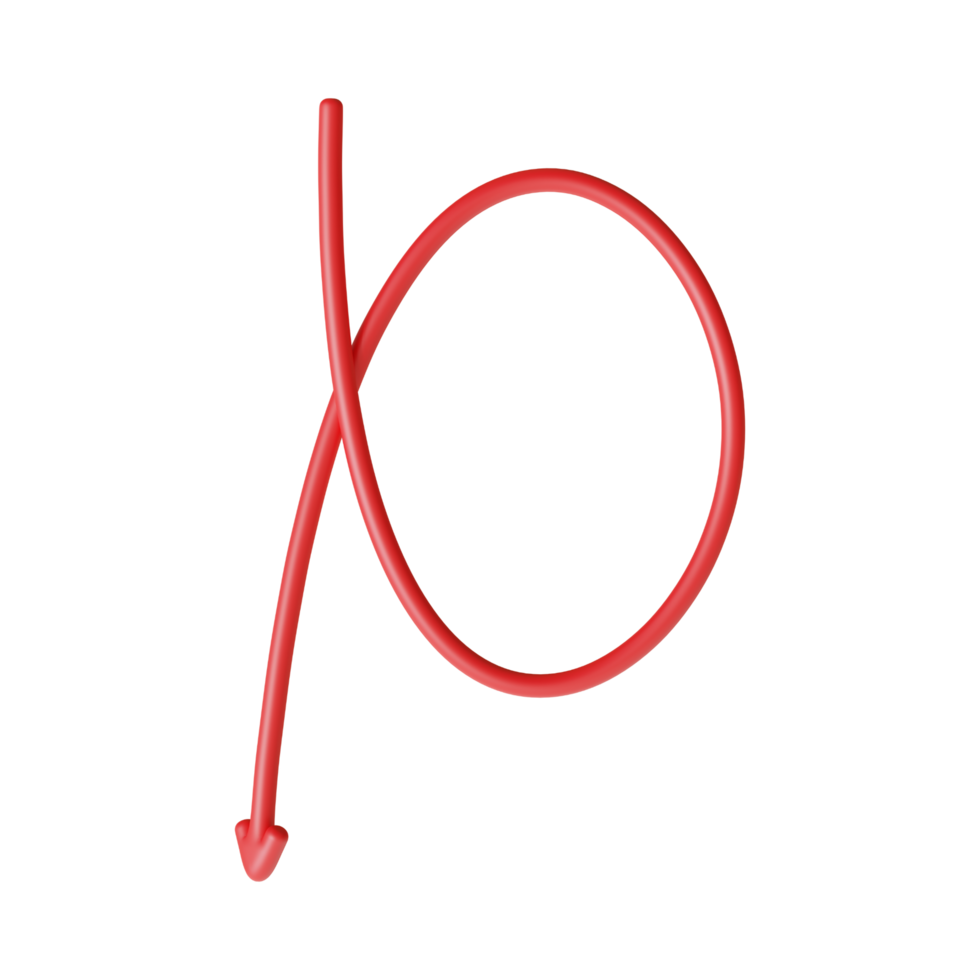 Red Arrow. 3d Red Arrow. 3D Red arrow In Different Style and shapes png