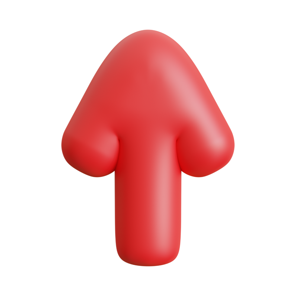 Red Arrow. 3d Red Arrow. 3D Red arrow In Different Style and shapes png