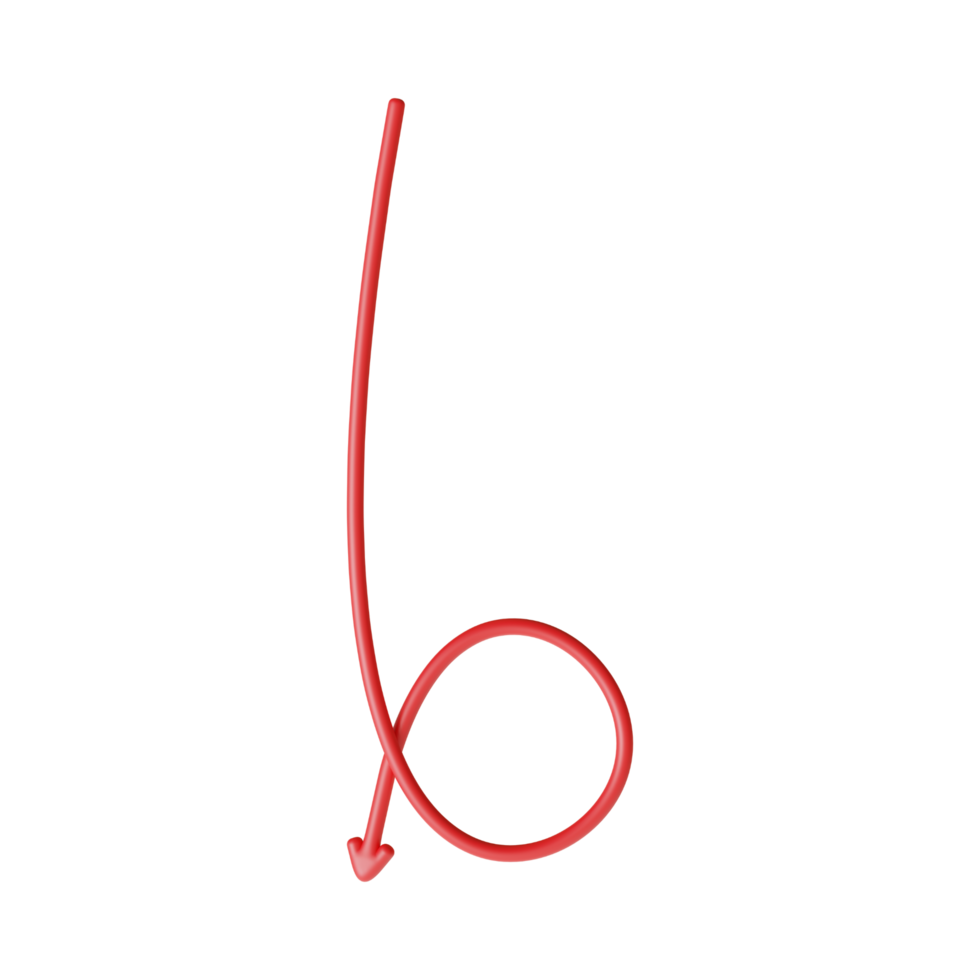 Red Arrow. 3d Red Arrow. 3D Red arrow In Different Style and shapes png