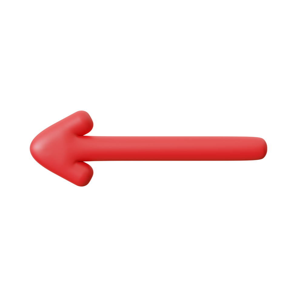 Red Arrow. 3d Red Arrow. 3D Red arrow In Different Style and shapes png