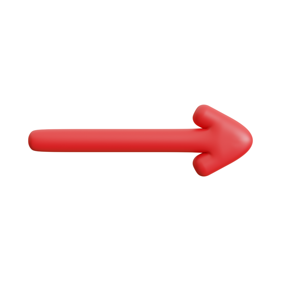 Red Arrow. 3d Red Arrow. 3D Red arrow In Different Style and shapes png