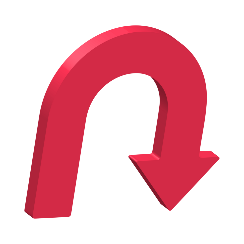 Red Arrow. 3d Red Arrow. 3D Red arrow In Different Style and shapes png