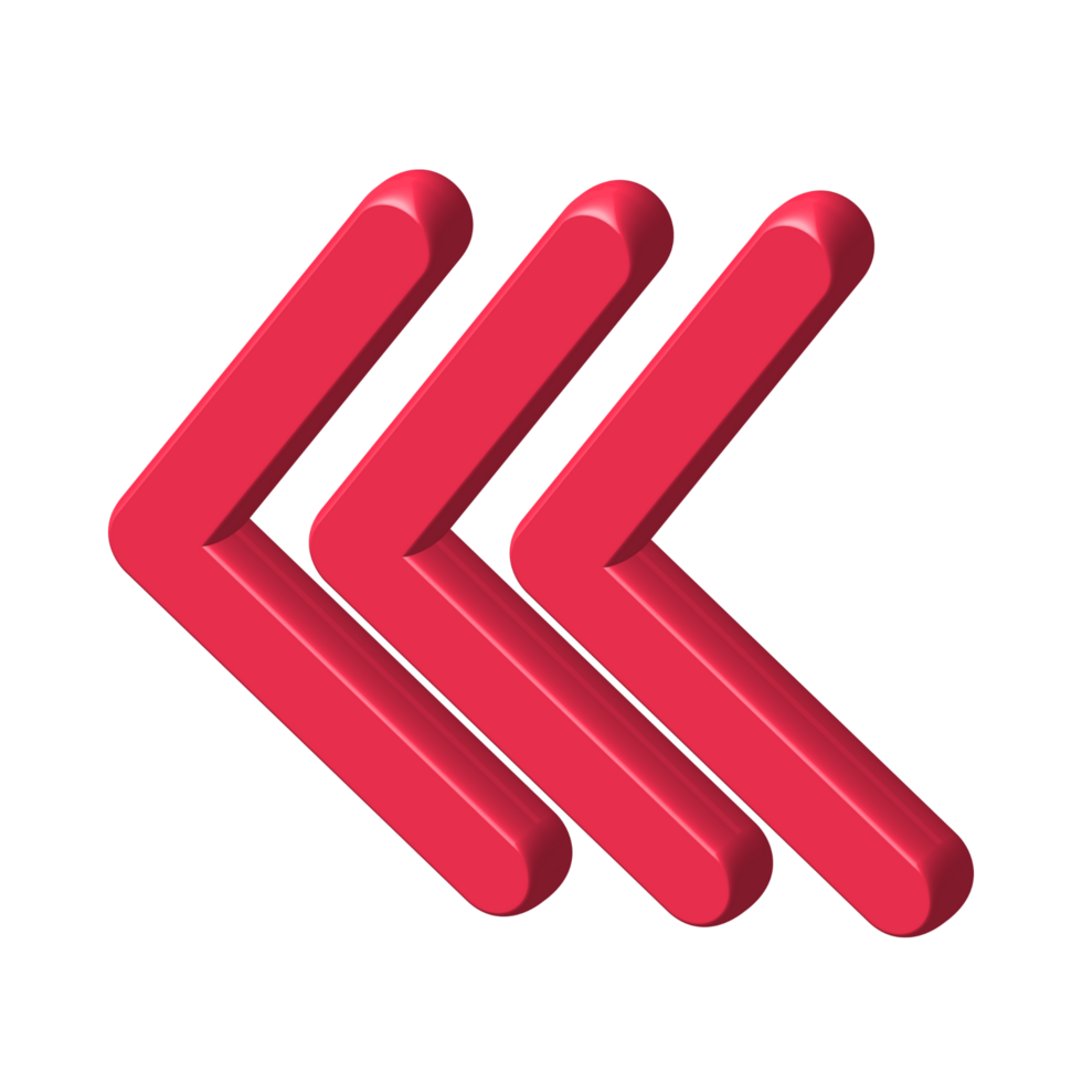 Red Arrow. 3d Red Arrow. 3D Red arrow In Different Style and shapes png