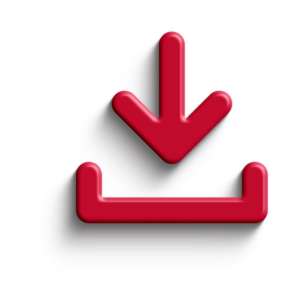 Red Arrow. 3d Red Arrow. 3D Red arrow In Different Style and shapes png