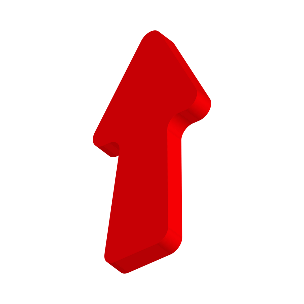 Red Arrow. 3d Red Arrow. 3D Red arrow In Different Style and shapes png