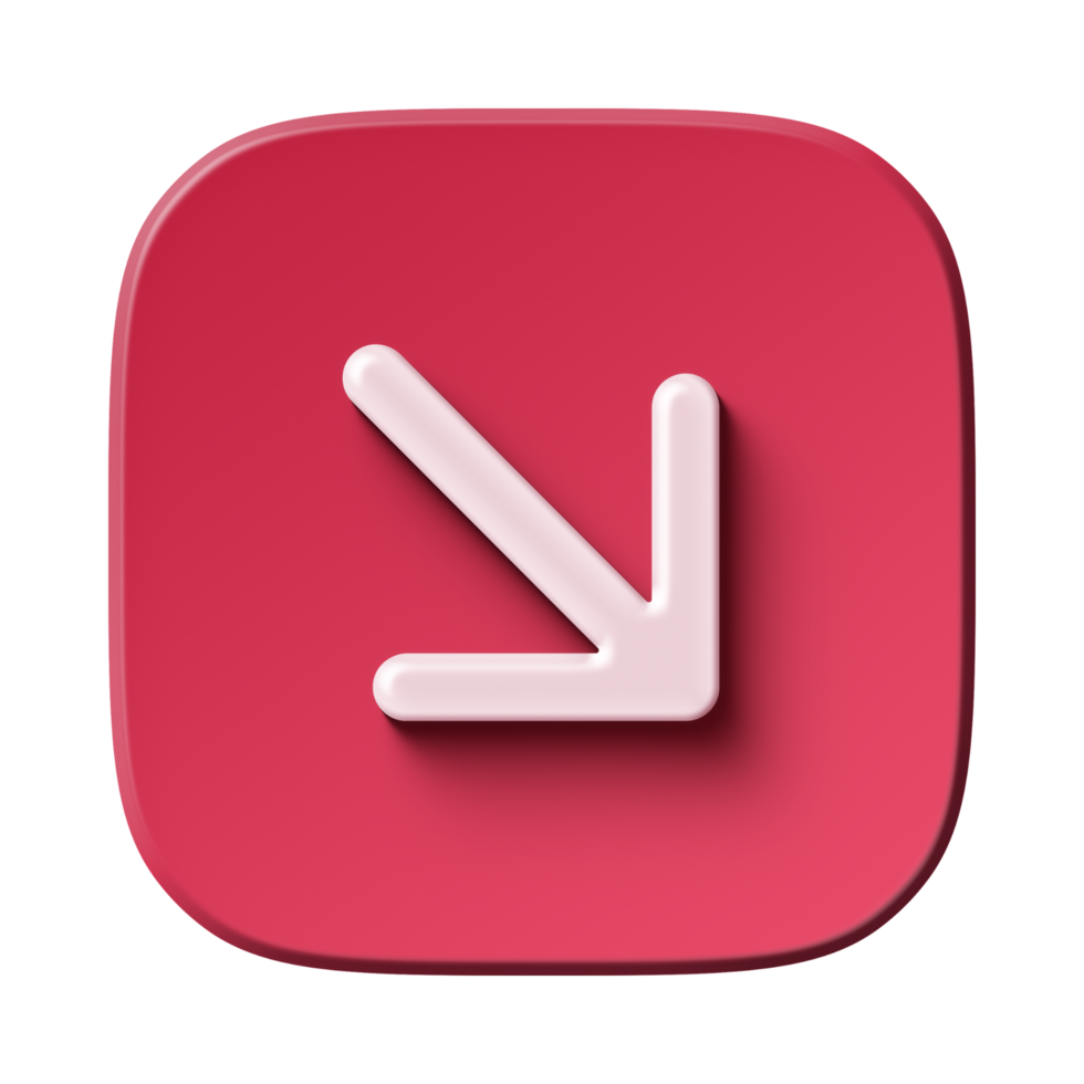 Red Arrow. 3d Red Arrow. 3D Red arrow In Different Style and shapes png