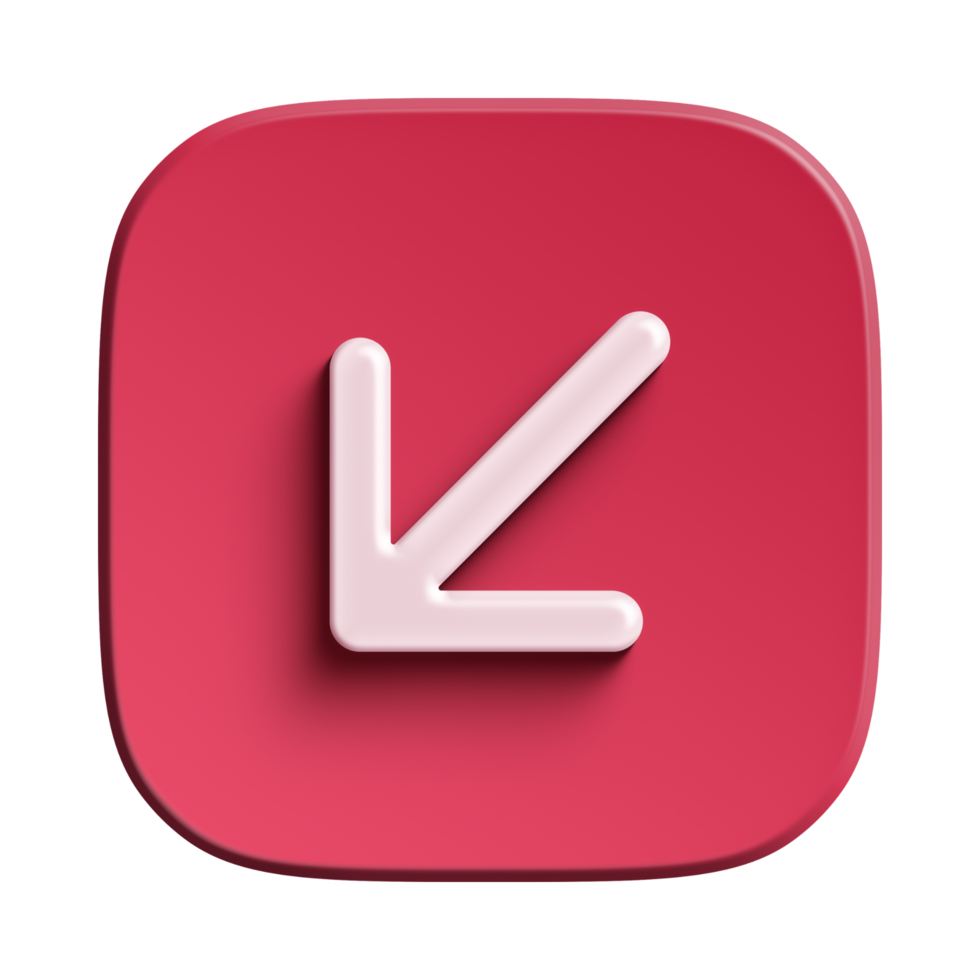 Red Arrow. 3d Red Arrow. 3D Red arrow In Different Style and shapes png