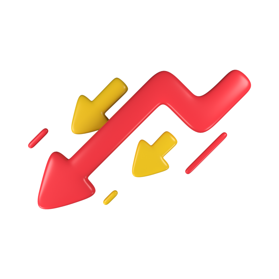 Red Arrow. 3d Red Arrow. 3D Red arrow In Different Style and shapes png