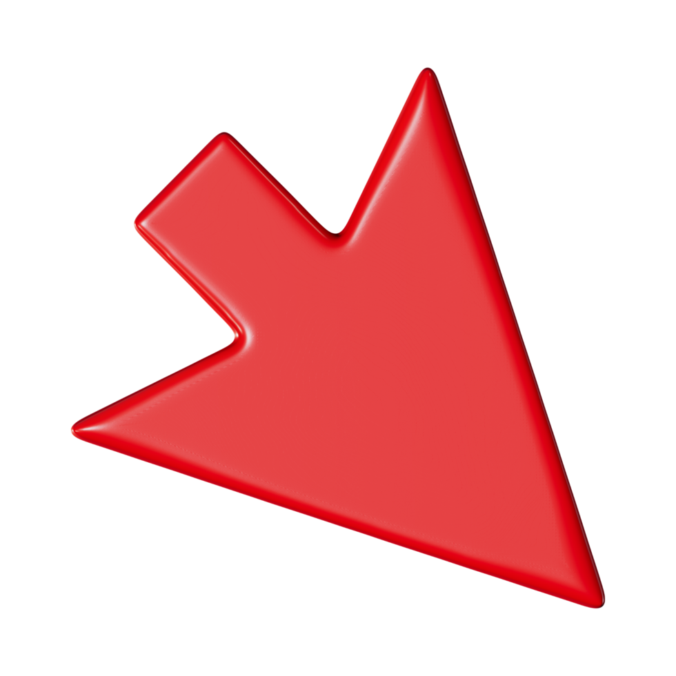 Red Arrow. 3d Red Arrow. 3D Red arrow In Different Style and shapes png