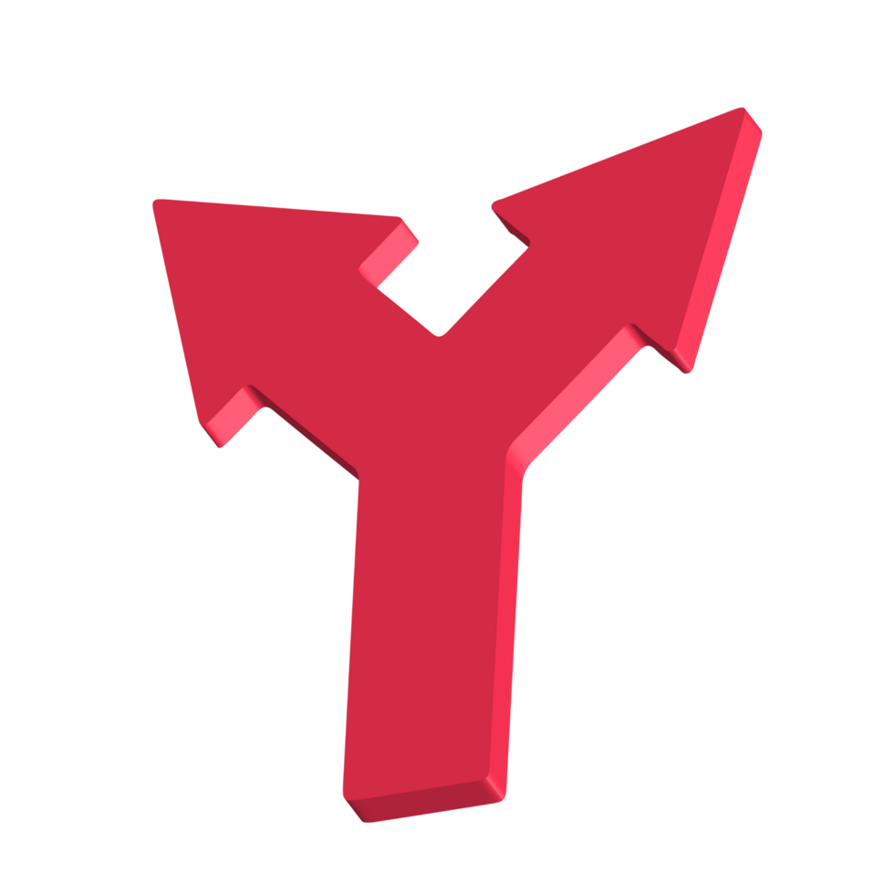 Red Arrow. 3d Red Arrow. 3D Red arrow In Different Style and shapes png