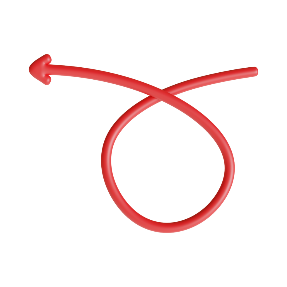 Red Arrow. 3d Red Arrow. 3D Red arrow In Different Style and shapes png