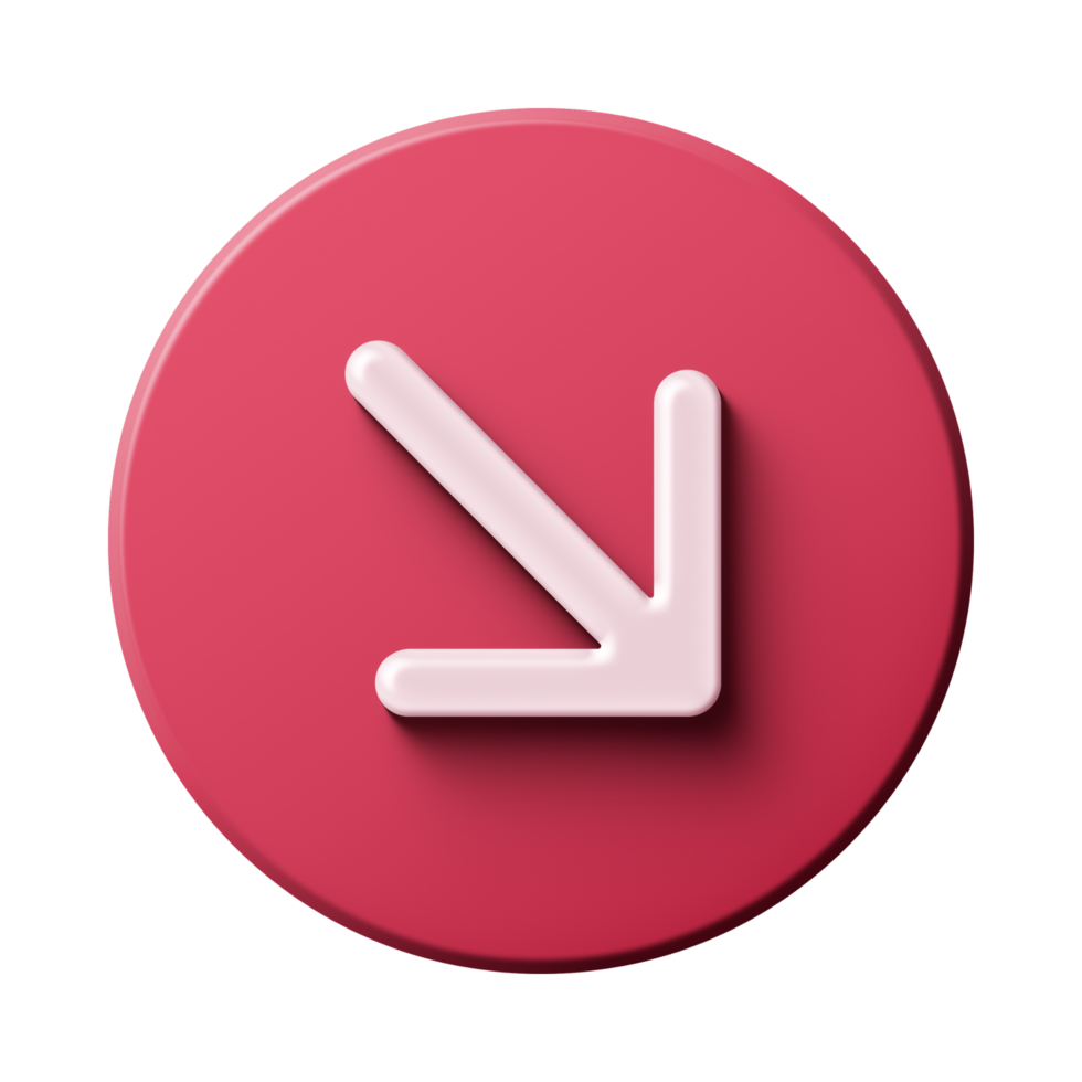 Red Arrow. 3d Red Arrow. 3D Red arrow In Different Style and shapes png
