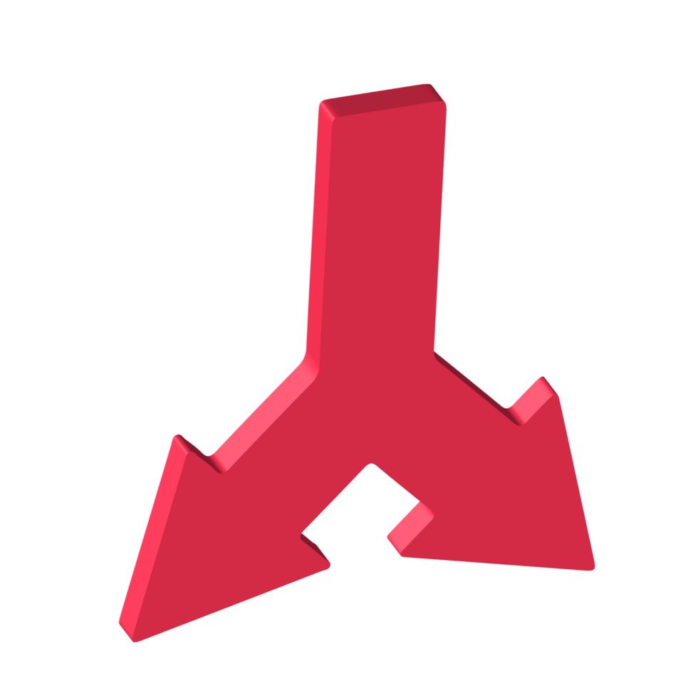 Red Arrow. 3d Red Arrow. 3D Red arrow In Different Style and shapes png