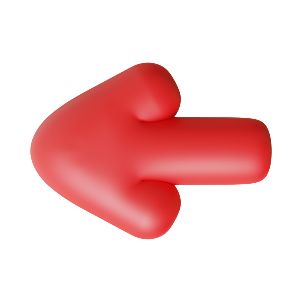 Red Arrow. 3d Red Arrow. 3D Red arrow In Different Style and shapes png