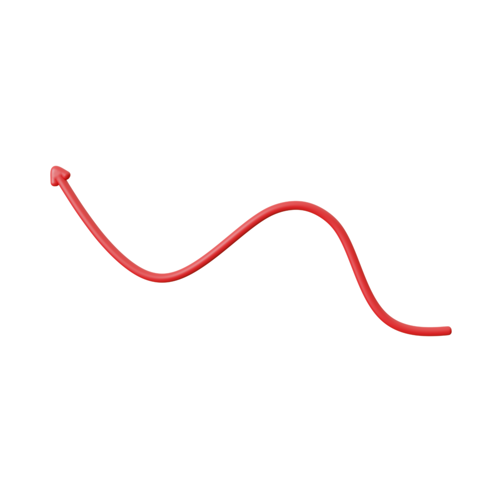 Red Arrow. 3d Red Arrow. 3D Red arrow In Different Style and shapes png