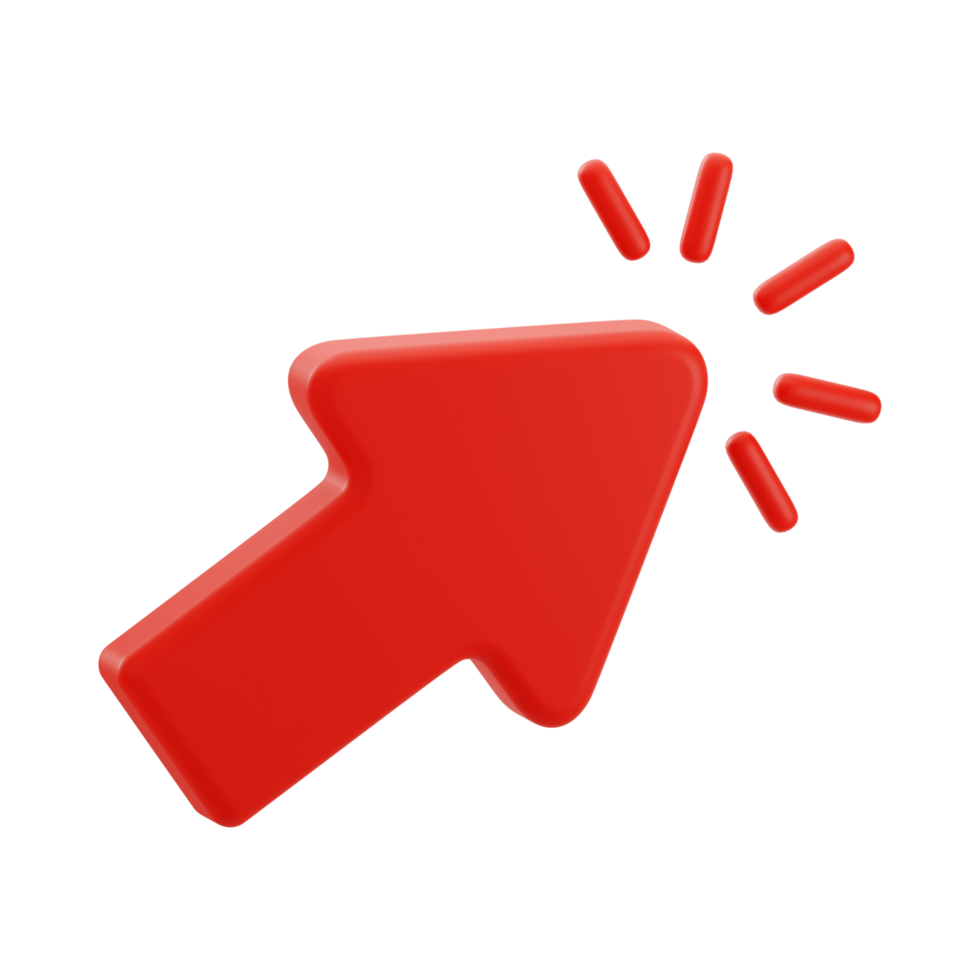 Red Arrow. 3d Red Arrow. 3D Red arrow In Different Style and shapes png