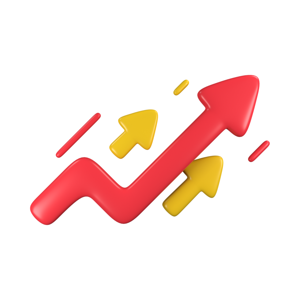 Red Arrow. 3d Red Arrow. 3D Red arrow In Different Style and shapes png