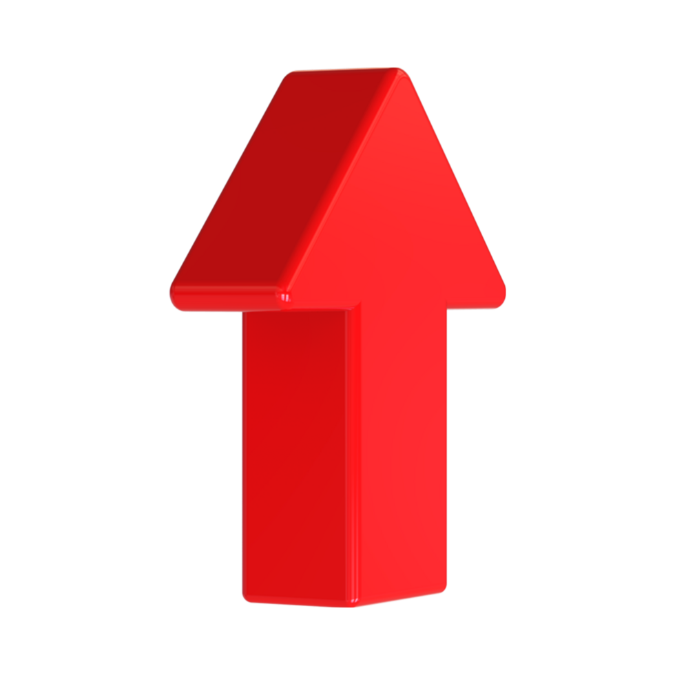 Red Arrow. 3d Red Arrow. 3D Red arrow In Different Style and shapes png