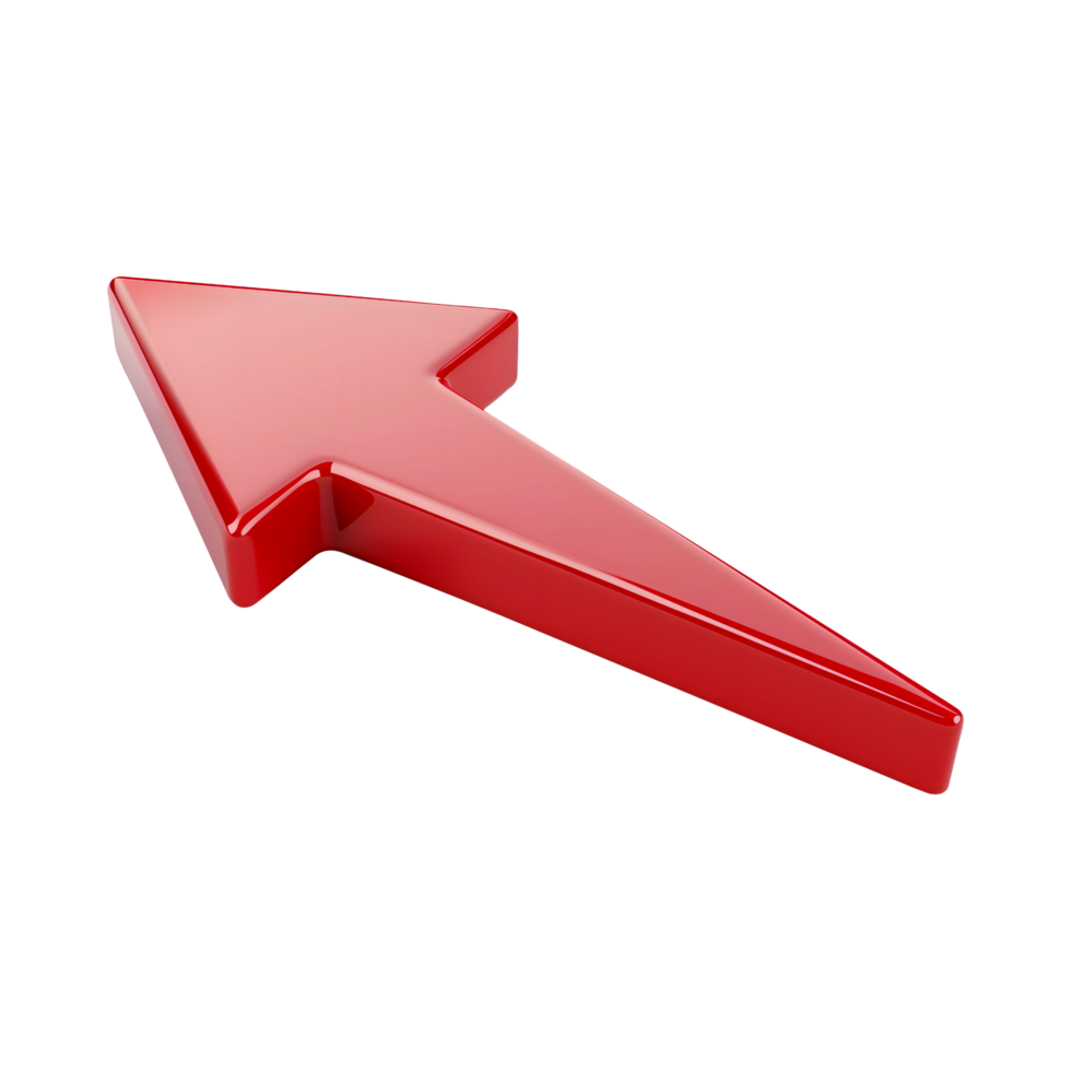 Red Arrow. 3d Red Arrow. 3D Red arrow In Different Style and shapes png