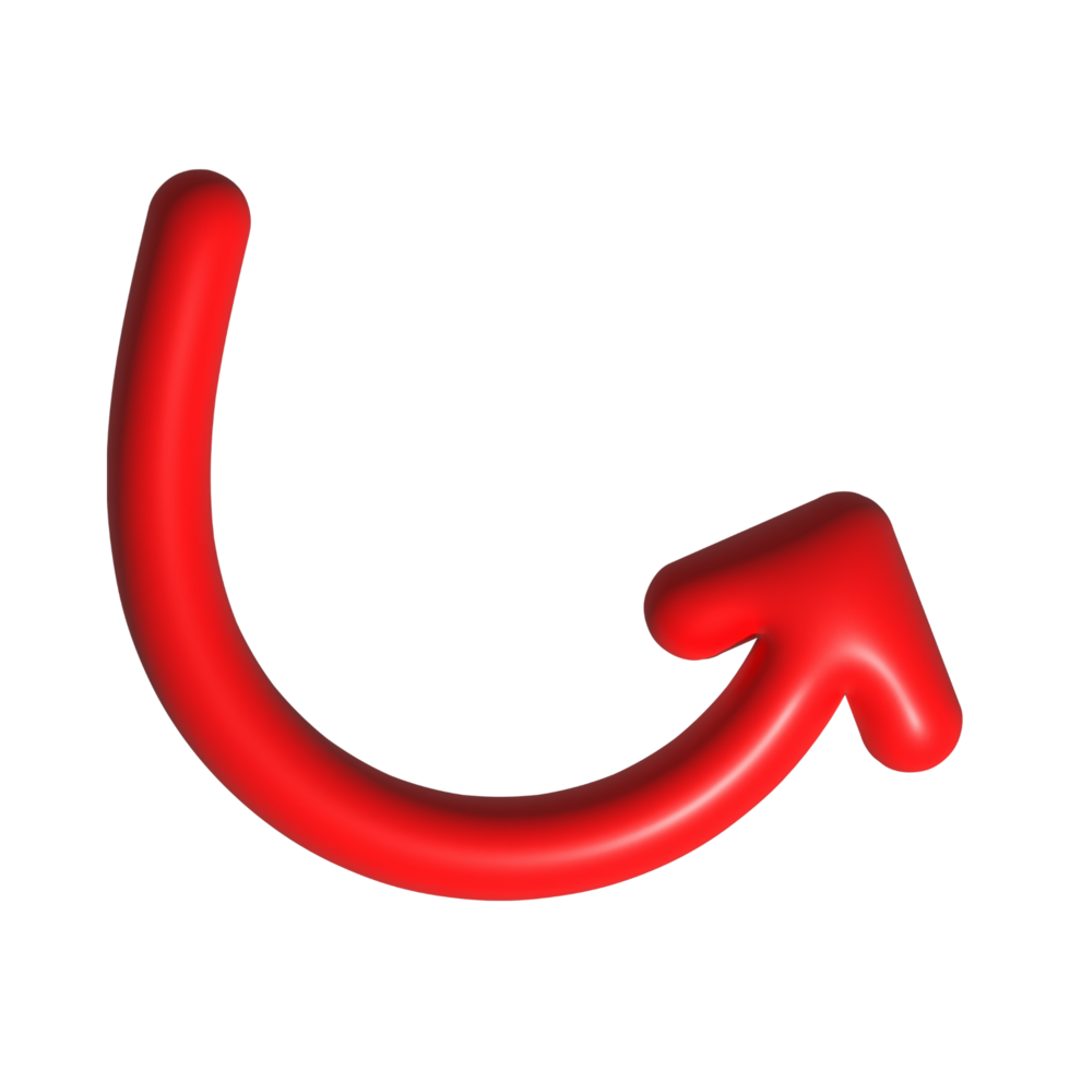 Red Arrow. 3d Red Arrow. 3D Red arrow In Different Style and shapes png