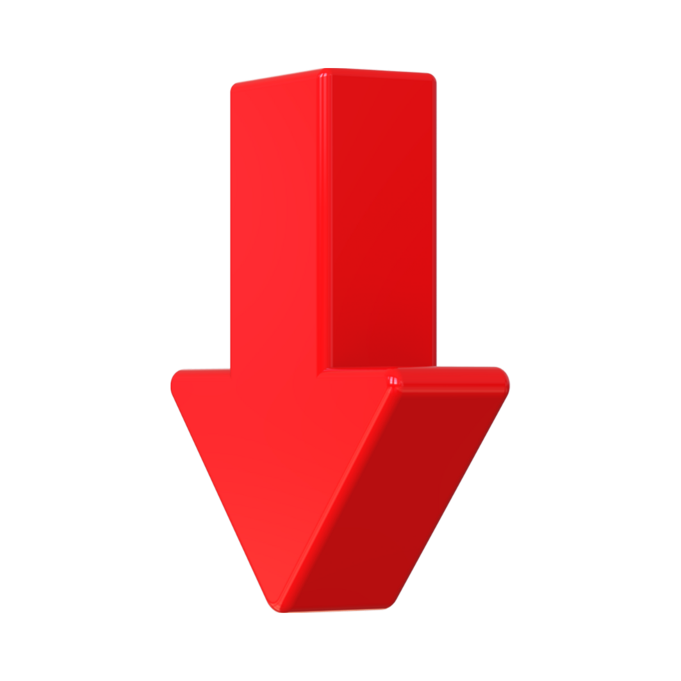 Red Arrow. 3d Red Arrow. 3D Red arrow In Different Style and shapes png