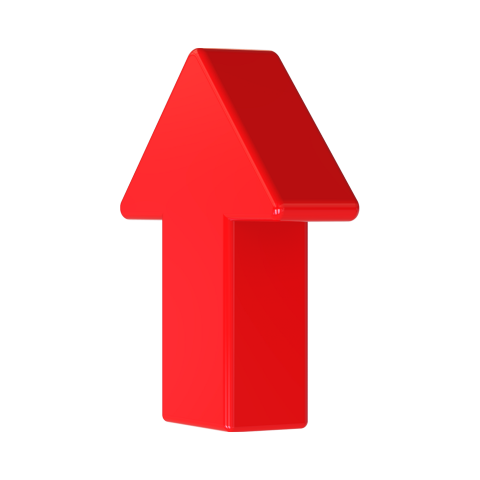 Red Arrow. 3d Red Arrow. 3D Red arrow In Different Style and shapes png