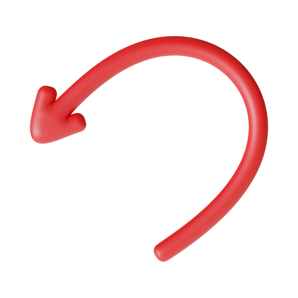 Red Arrow. 3d Red Arrow. 3D Red arrow In Different Style and shapes png