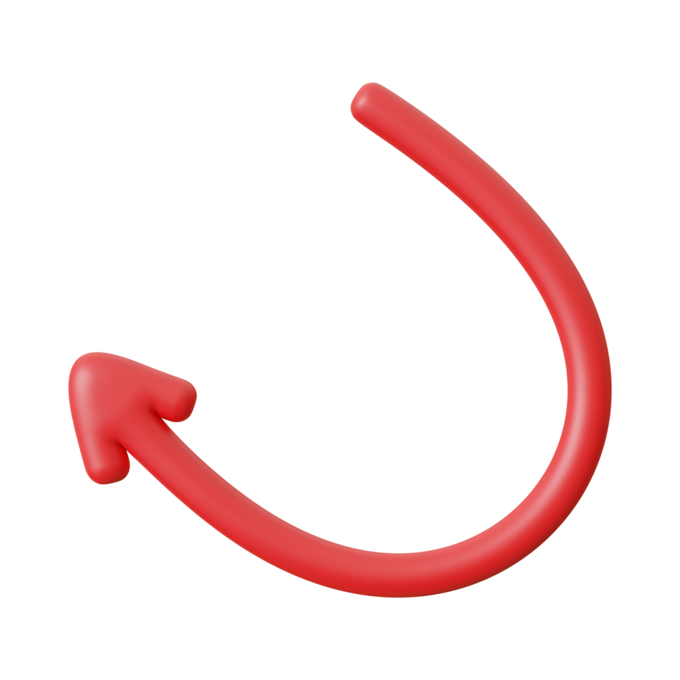 Red Arrow. 3d Red Arrow. 3D Red arrow In Different Style and shapes png