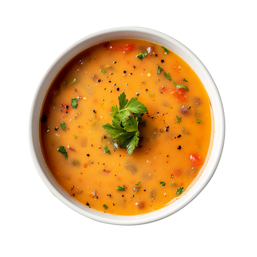 Food in plate isolated png