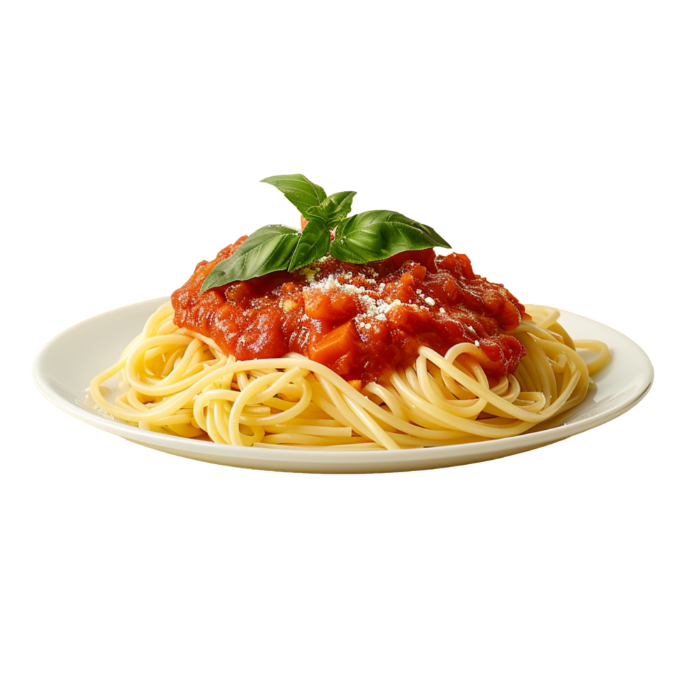 Food in plate isolated png