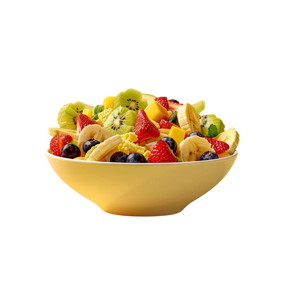 Salad Food in plate isolated png