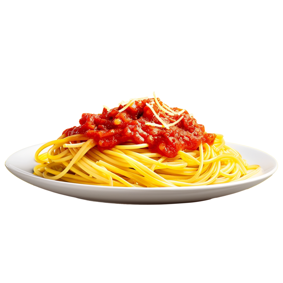 Food in plate isolated png
