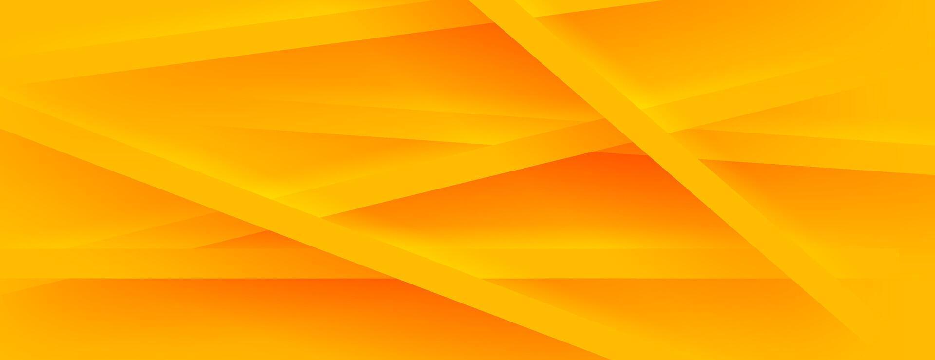 yellow abstract background with overlapping stripes vector