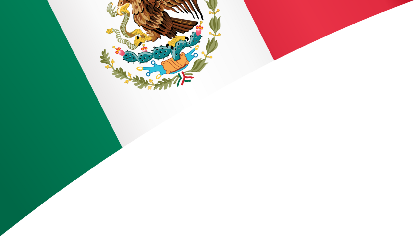 Mexico flag wave png
