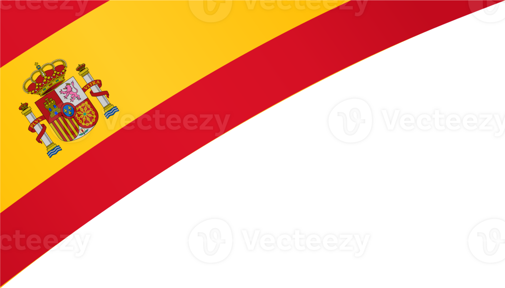 Spain flag wave png