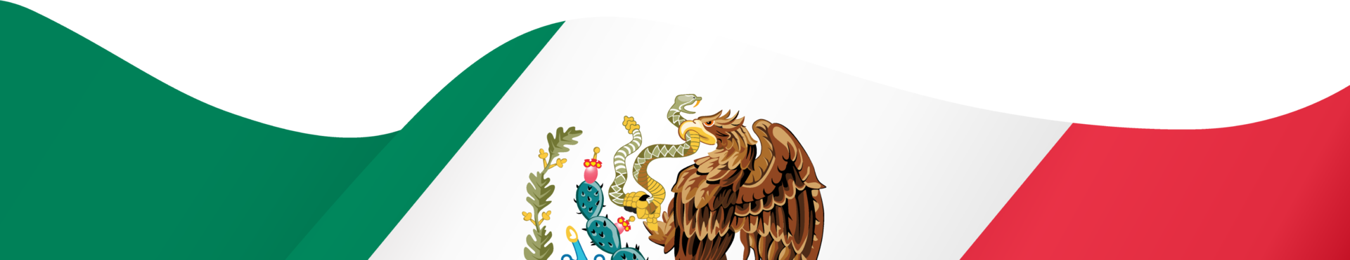 Mexico flag wave png