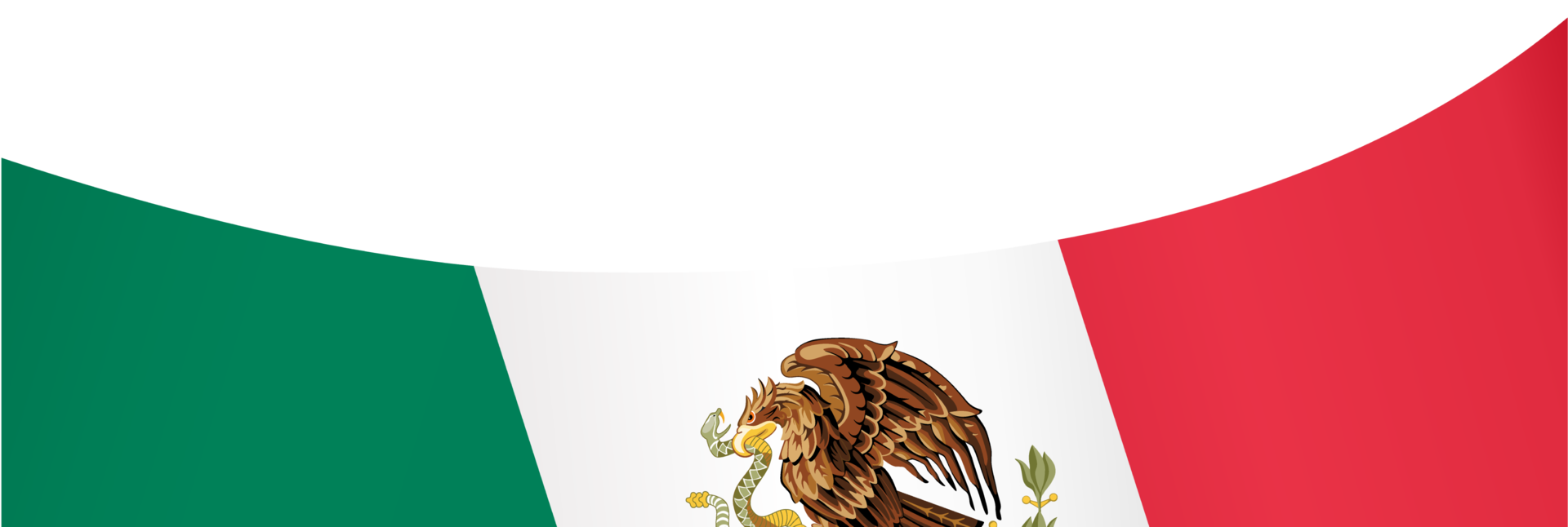 Mexico flag wave png