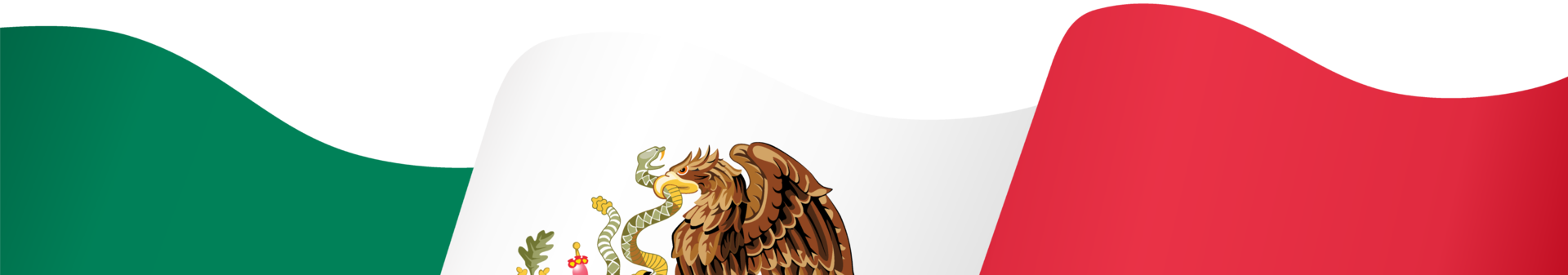 Mexico flag wave png