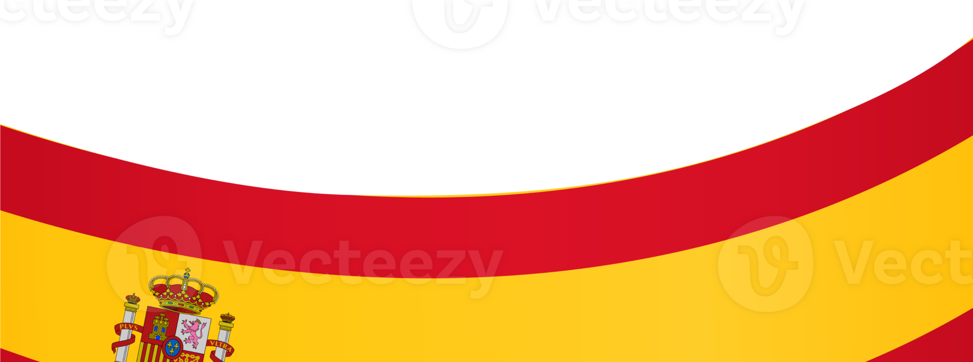Spain flag wave png