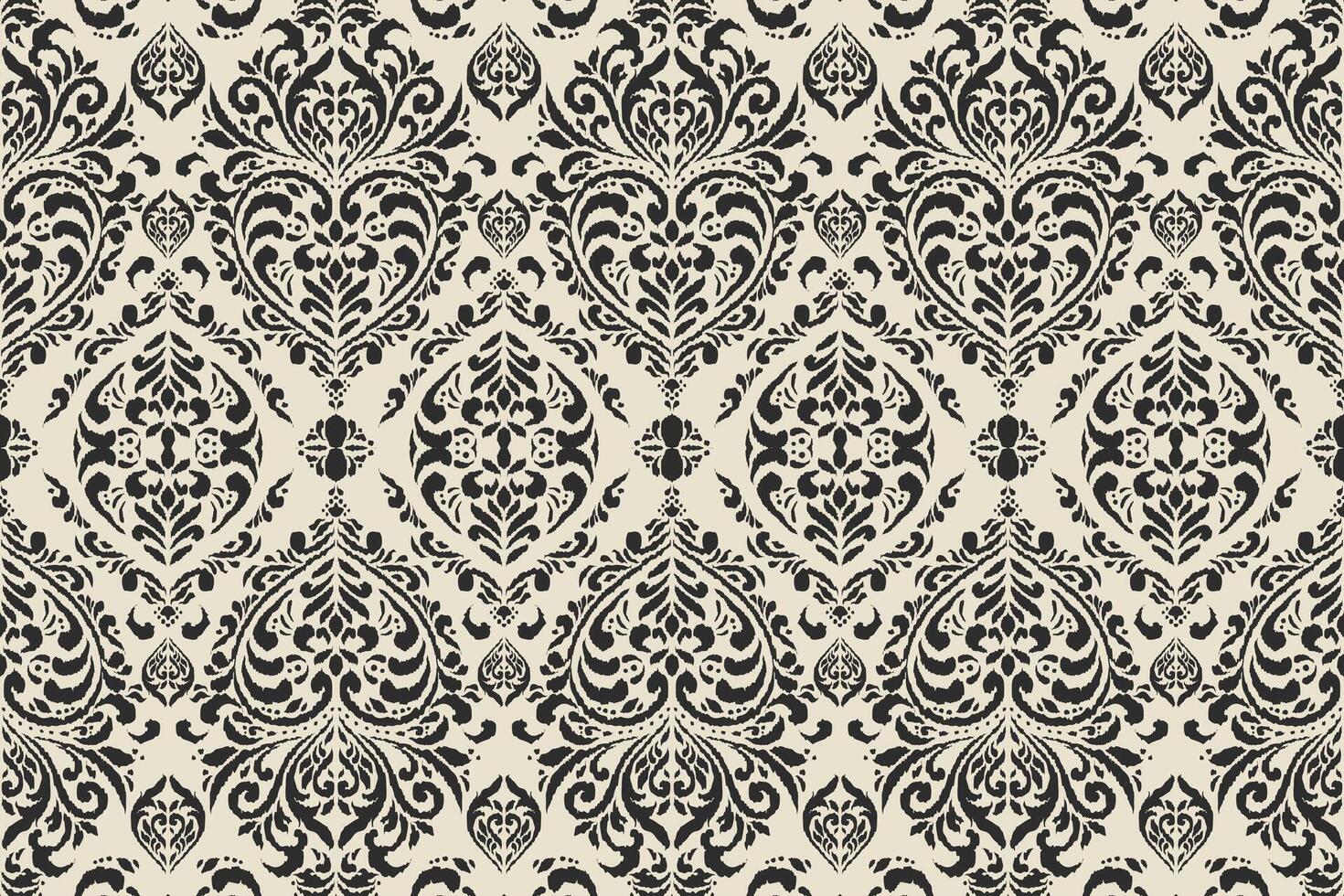 Ikat tribal Indian seamless pattern. Ethnic Aztec fabric carpet mandala ornament native boho chevron textile.Geometric African American oriental traditional illustrations. Embroidery style. vector