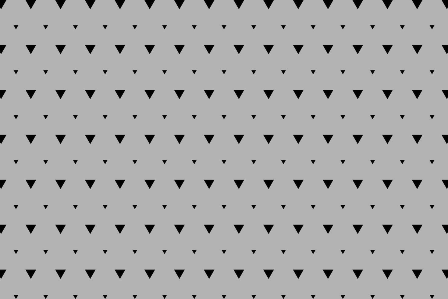 Triangle symbols of different sizes seamless background pattern illustration. vector