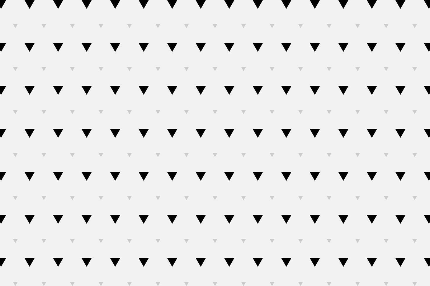 Triangle symbols of different sizes and opacity seamless background pattern evenly filled illustration. vector